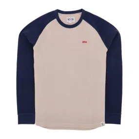 13 AND A HALF Waffle Jersey - Sand/Navy