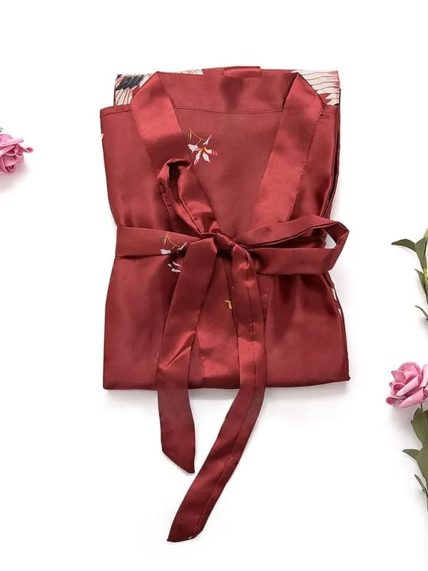 A| Non-personalized Wedding Gifts Bridesmaid Robes