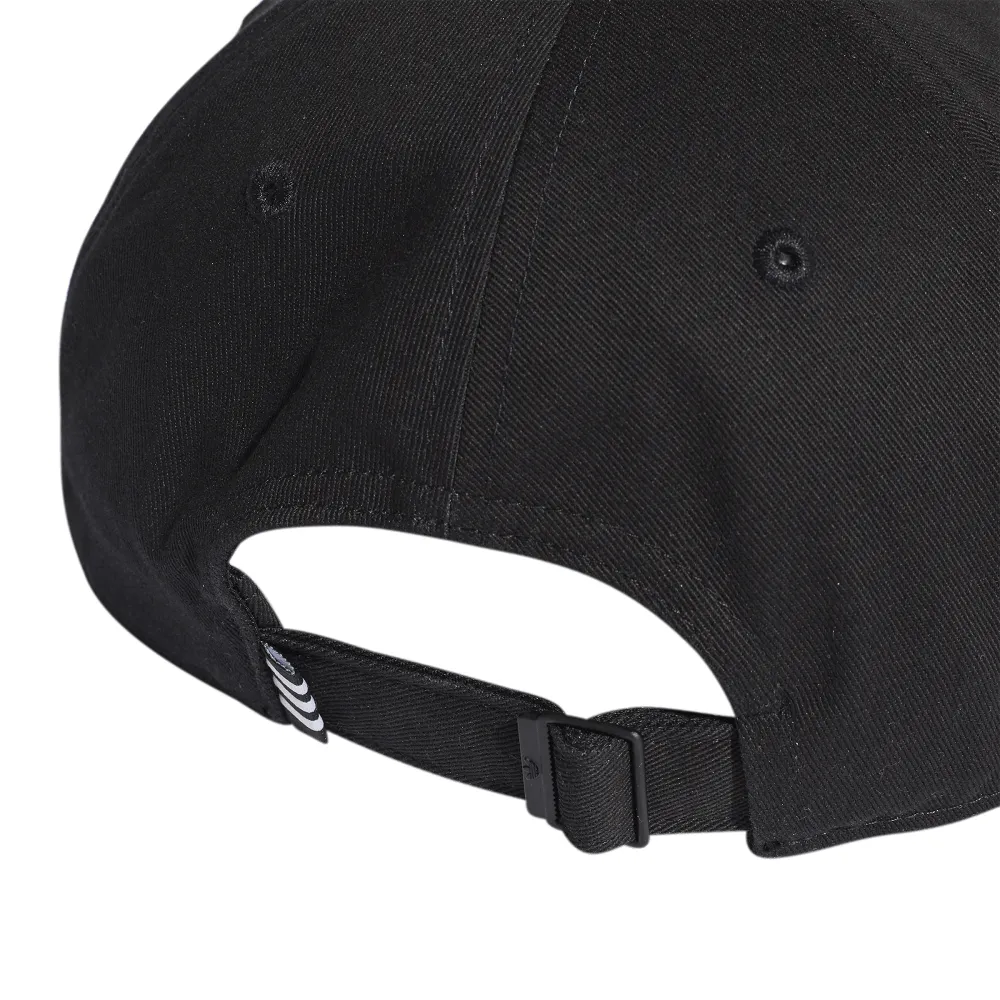 adidas Baseball Classic Trefoil Strapback - Black / White