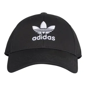 adidas Baseball Classic Trefoil Strapback - Black / White