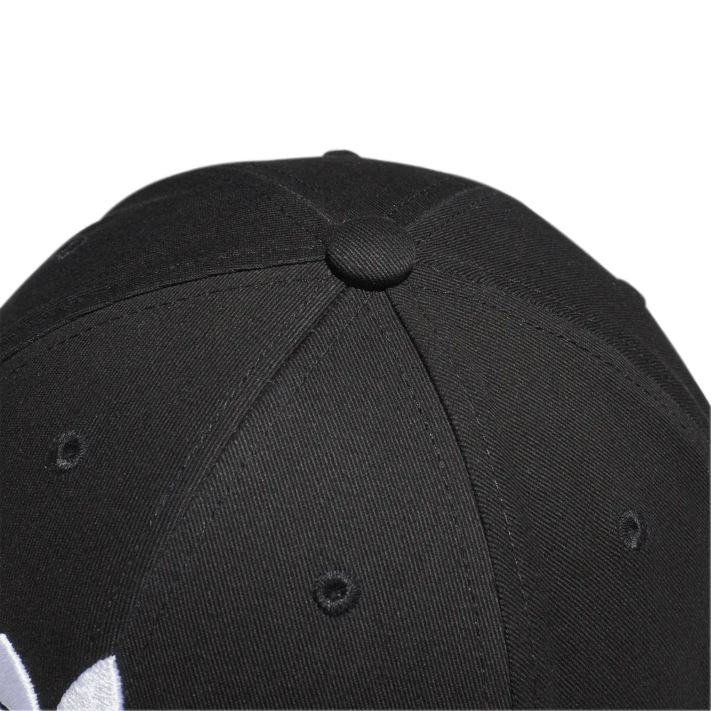 adidas Baseball Classic Trefoil Strapback - Black / White