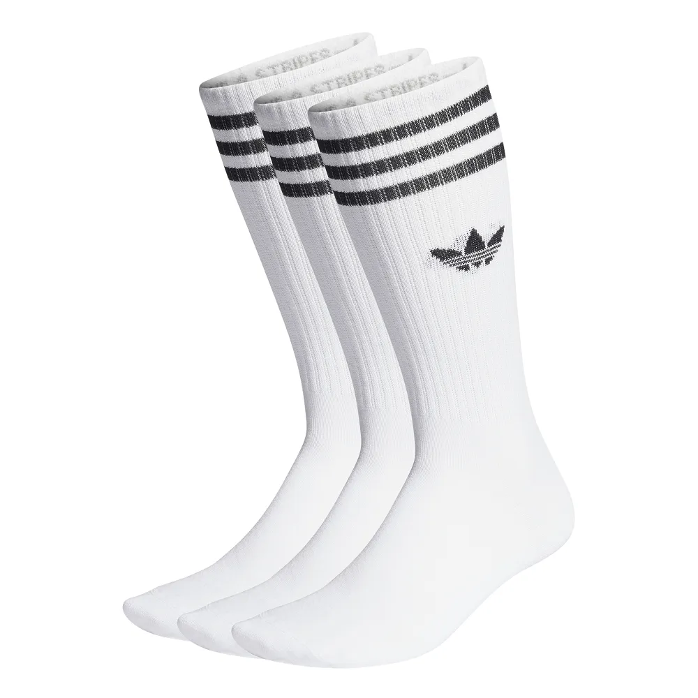 adidas High Crew Sock 3 Pack - White