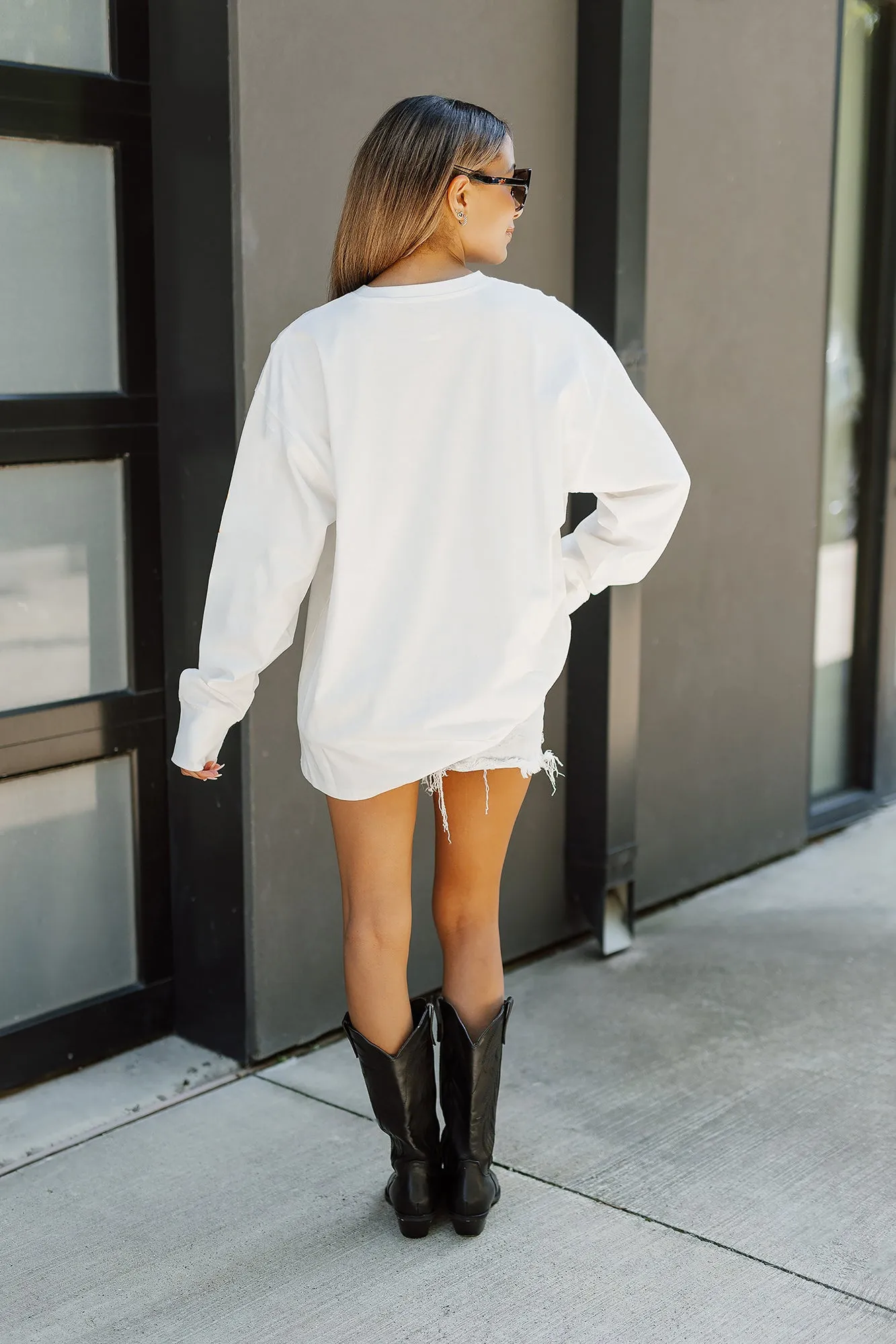 ALABAMA CRIMSON TIDE TIME OUT OVERSIZED LONG SLEEVE TEE