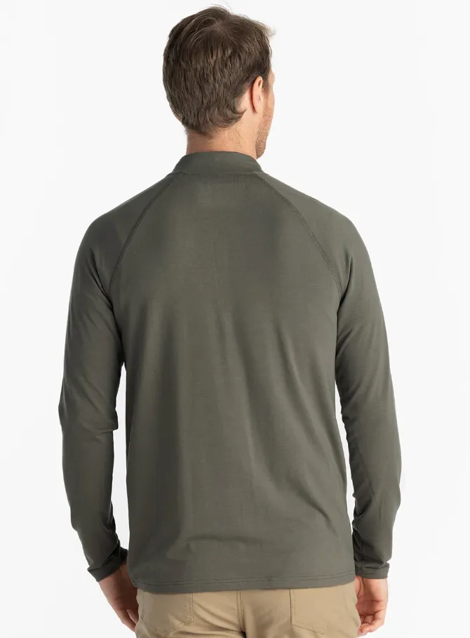 Bamboo Flex 1/4 Zip Fatigue