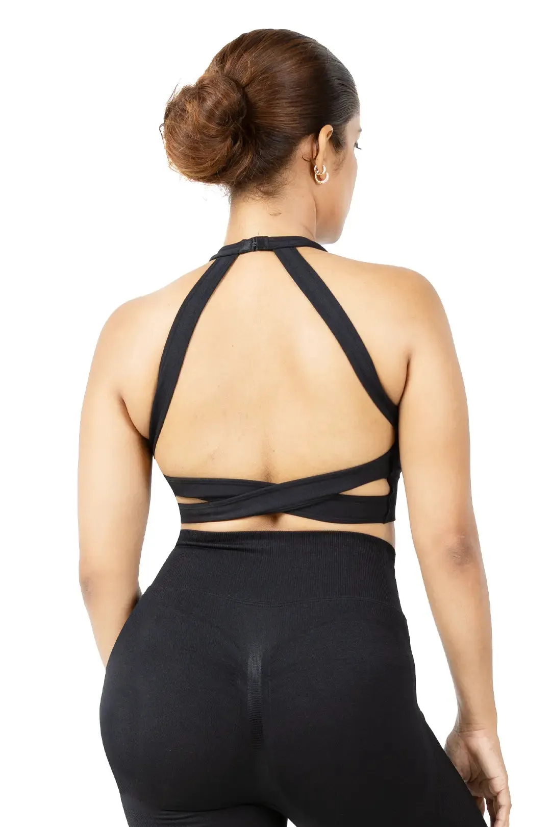 CrossForm Elegance Seamless Sports Bra - Heavy Support