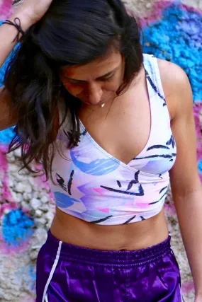 DANSKIN Memphis Print Sports Bra