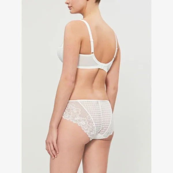 Envy Panache Stretch Lace Balconette Bra, Ivory