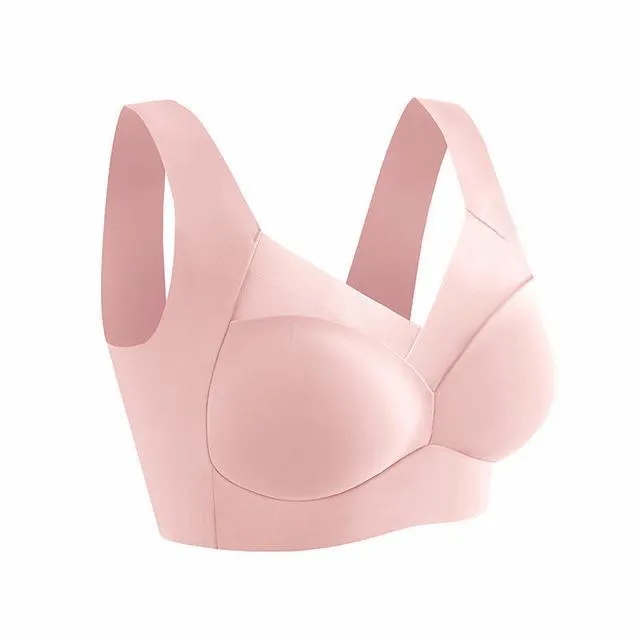 FINETOO Women Sport Bras Lace Plus Size Bralette Backless Seamless Bra Brassiere Vest Gathers Shock-Proof Soutien Gorge Wireless Top