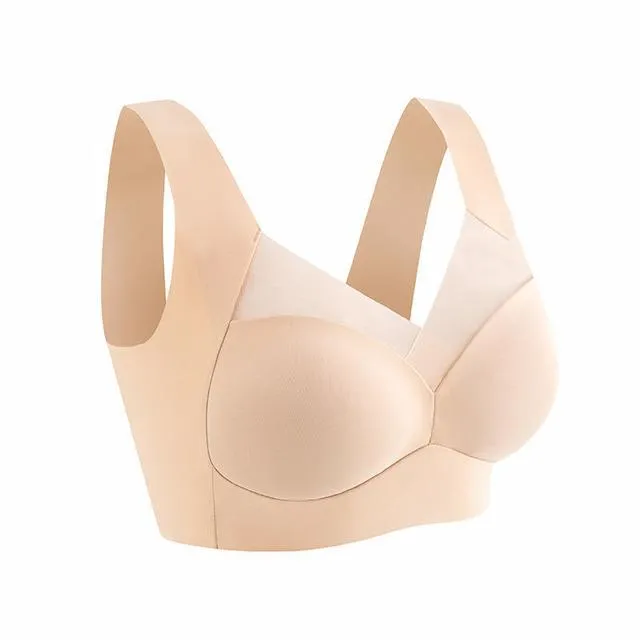 FINETOO Women Sport Bras Lace Plus Size Bralette Backless Seamless Bra Brassiere Vest Gathers Shock-Proof Soutien Gorge Wireless Top