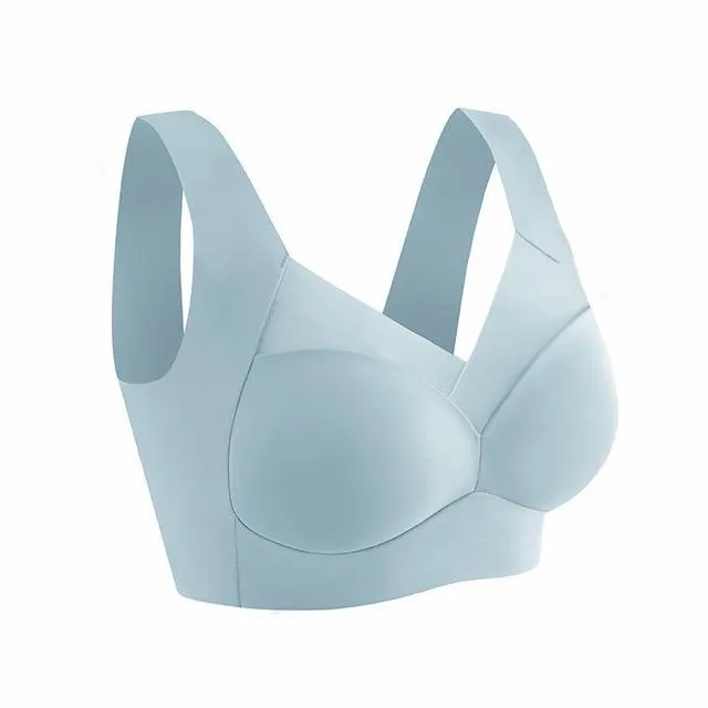 FINETOO Women Sport Bras Lace Plus Size Bralette Backless Seamless Bra Brassiere Vest Gathers Shock-Proof Soutien Gorge Wireless Top