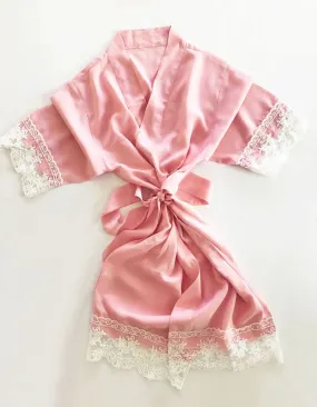 Flower Girl Cotton Robe
