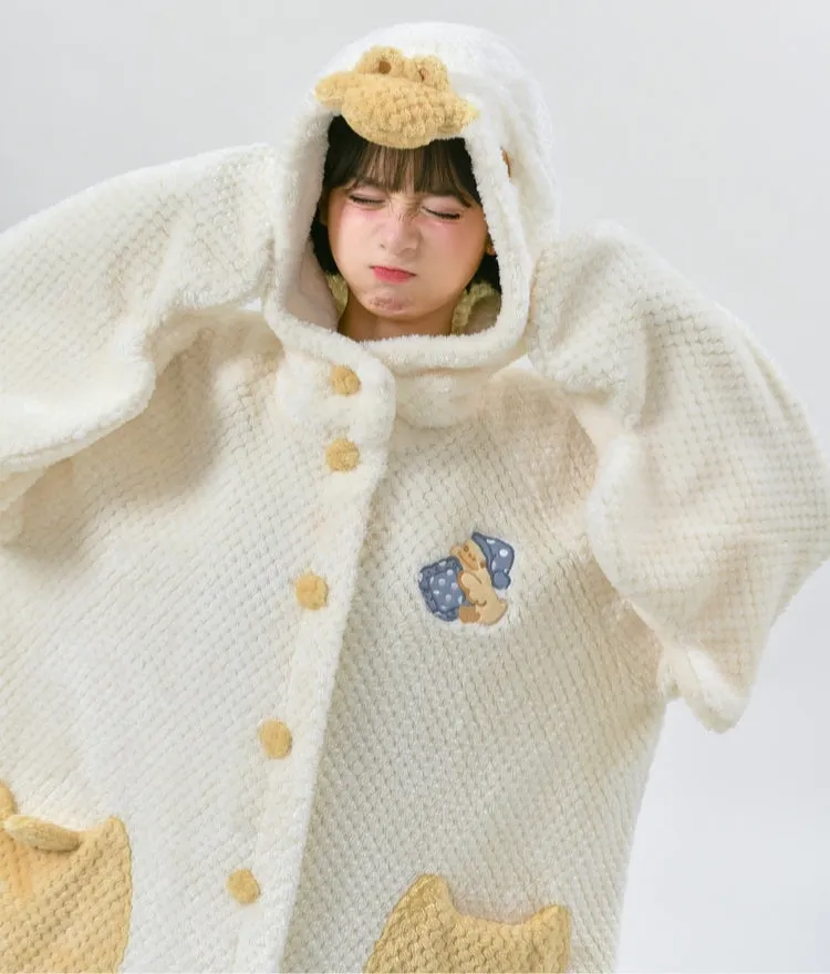 Kawaii Cute Cartoon Duck Pajamas