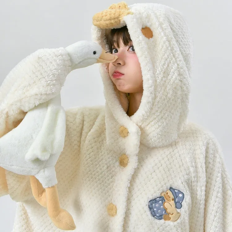 Kawaii Cute Cartoon Duck Pajamas