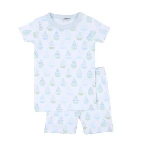 Magnolia Baby Boys Sweet Sailing Short Pajamas - Blue