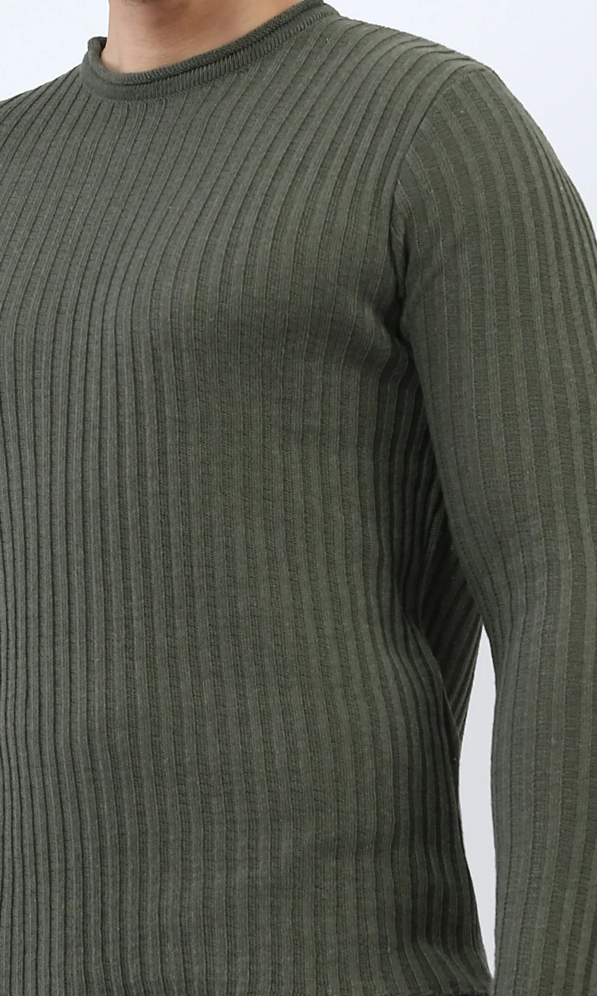 O198291-W24M038-TRICOT -KHAKI (MPL)