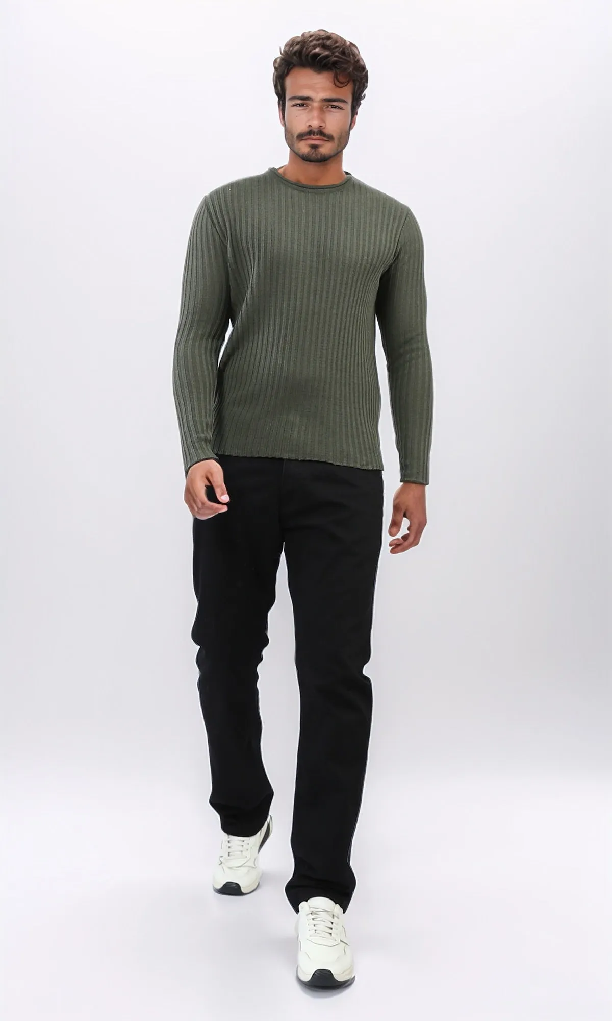 O198291-W24M038-TRICOT -KHAKI (MPL)