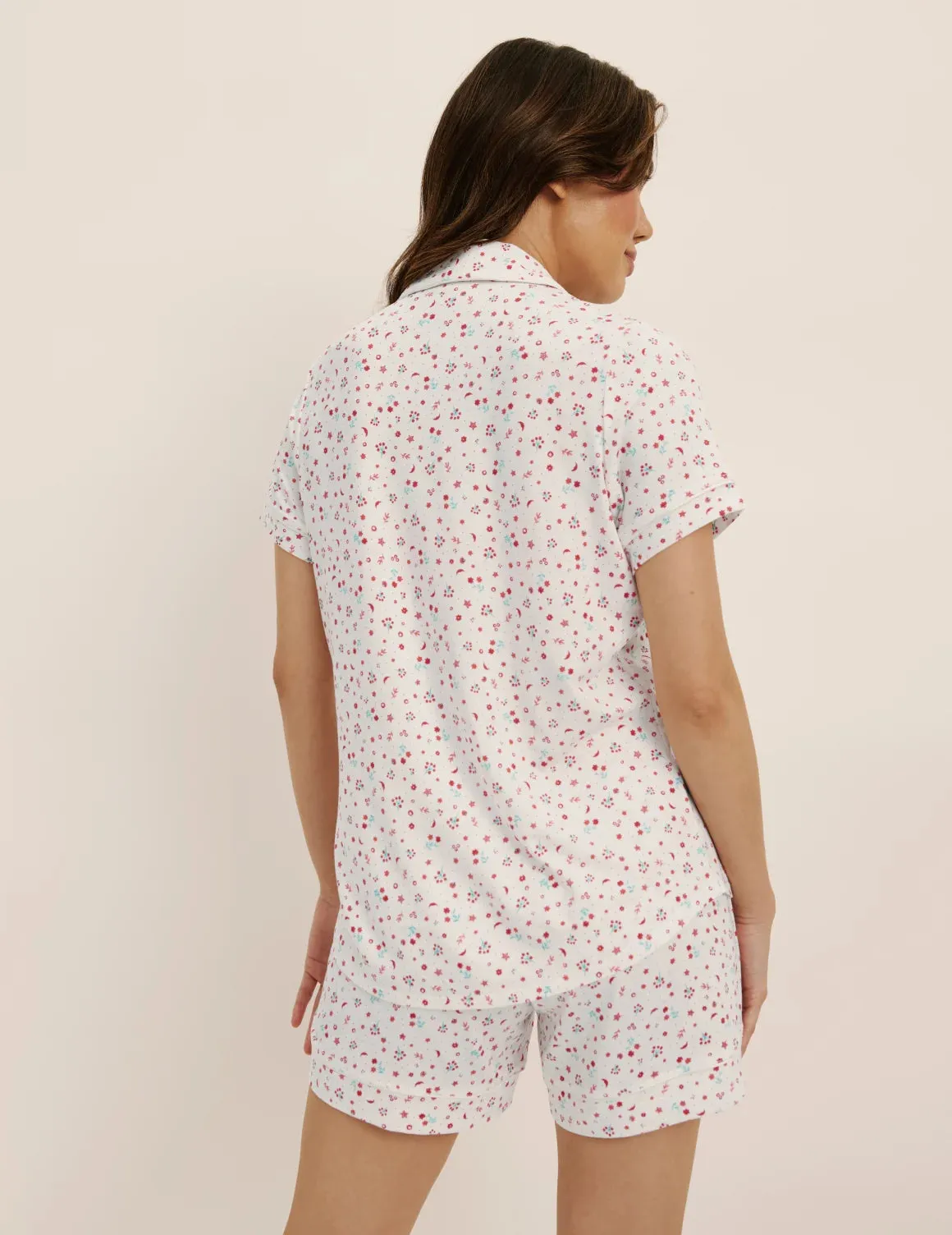 Short Sleeve Sleep Set (Holiday Flourish)